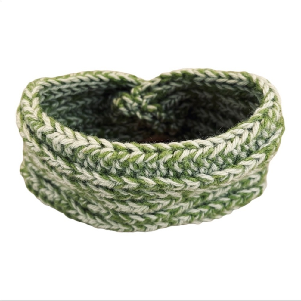 Women’s Green Knitted Headband